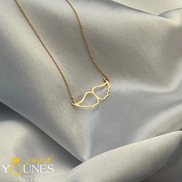 گردنبند بال فرشته طلا لیزری